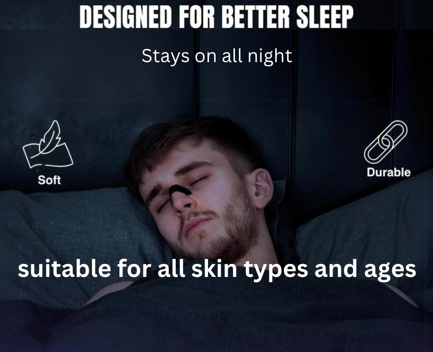 Noctal Premium Black Nasal Strips, Extra Strength