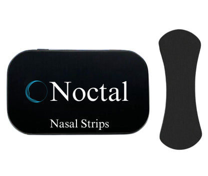 Noctal Premium Black Nasal Strips, Extra Strength