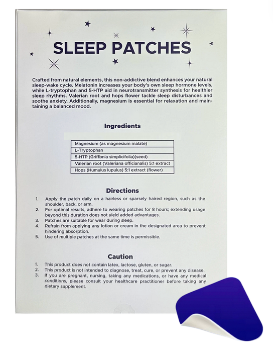 Noctal Sleep Patches, Deep Rest Aid And Insomnia Relief, 30 Patches