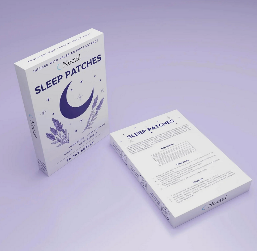 Noctal Sleep Patches, Deep Rest Aid And Insomnia Relief, 30 Patches